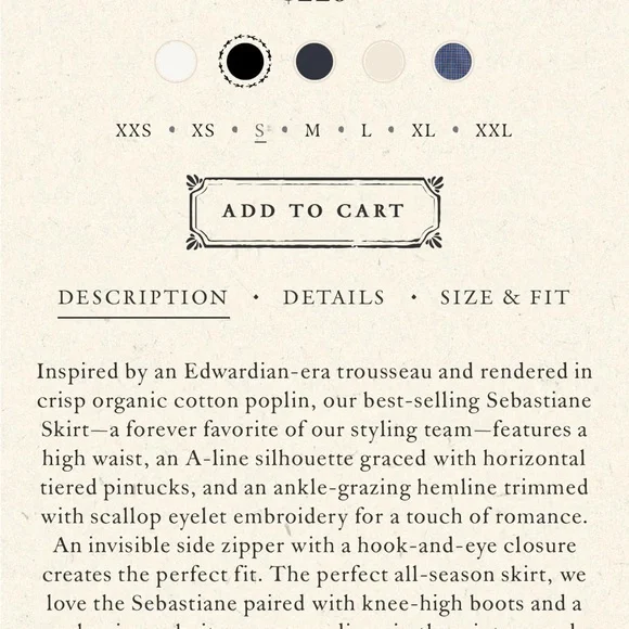 Doen Sebastian Skirt in Black - Picture 7 of 10